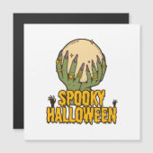 Carte Magnétique halloween effrayant (Devant / Derrière)
