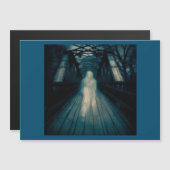 Carte Magnétique Halloween - Haunted Bridge 1 (Devant / Derrière)