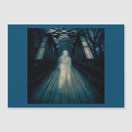 Carte Magnétique Halloween - Haunted Bridge 1 (Devant)