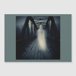 Carte Magnétique Halloween - Haunted Bridge 3