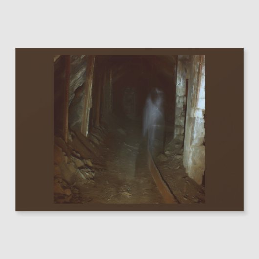Carte Magnétique Halloween - Mine hantée 1 (Devant)