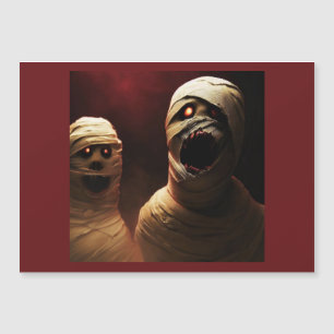 Carte Magnétique Halloween - Mummies 3