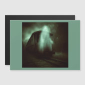 Carte Magnétique Halloween - Train hanté 2 (Devant / Derrière)