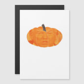 Carte Magnétique Halloween Trumpkin extra classique (Devant / Derrière)