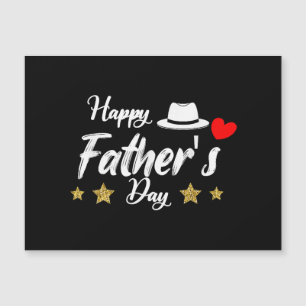 Carte Magnétique Happy Fête des pères 2025 Tshirt pour hommes papa 