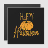 Carte Magnétique Happy Halloween (Devant / Derrière)