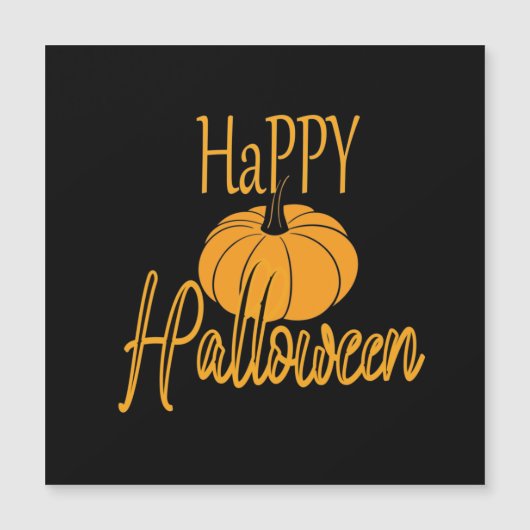 Carte Magnétique Happy Halloween (Devant)