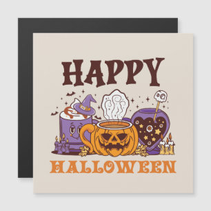 Carte Magnétique Happy Halloween café brasse