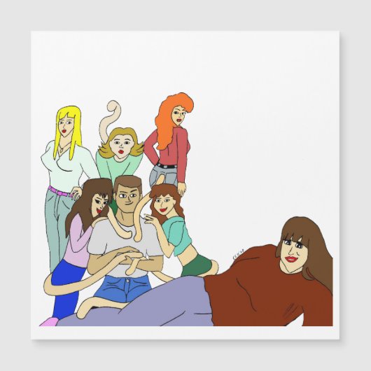 Carte Magnétique Harem (Devant)