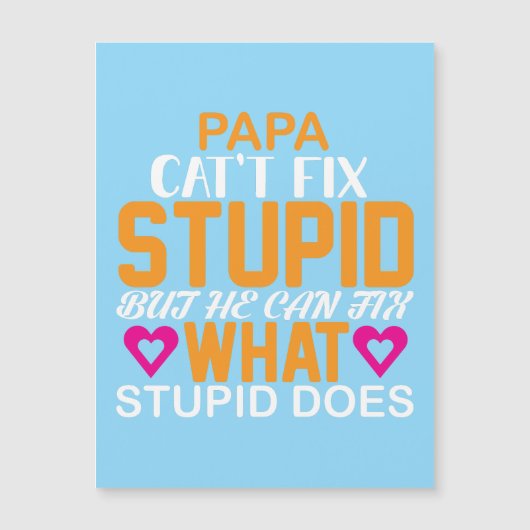 Carte Magnétique Héroe en Casa" para el Día del Padre (Devant)