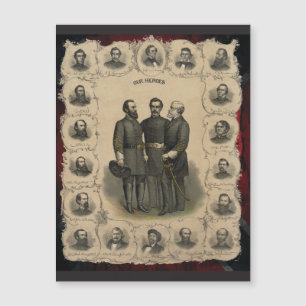 Carte Magnétique Héros de la guerre civile