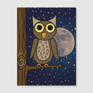 Carte Magnétique hibou