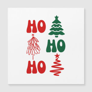 CARTE MAGNÉTIQUE HO HO HO JOYEUX NOËL