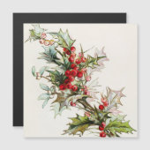 Carte Magnétique HollyBerries 004 (Devant / Derrière)