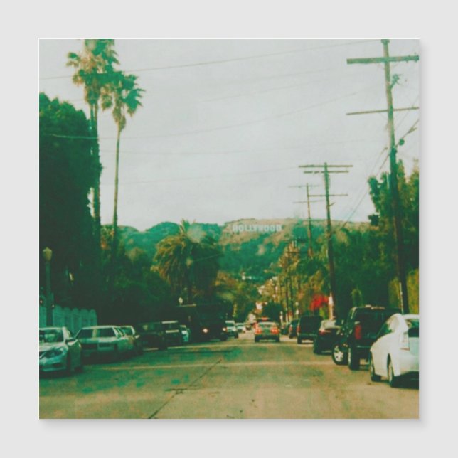 Carte Magnétique Hollywood Hills (Devant)
