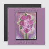 Carte Magnétique Honorer la mère (Devant / Derrière)