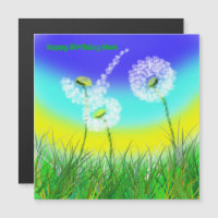 Horloge de l'herbe Dandelion, Anniversaire des mèr