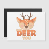Carte Magnétique How Deer You (Devant / Derrière)