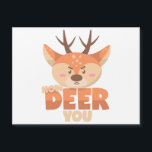 Carte Magnétique How Deer You<br><div class="desc">How Deer You</div>