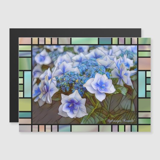 Carte Magnétique Hydrangea "Konpeito" [Magnet Card] (Devant / Derrière)