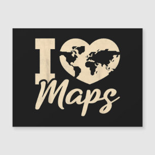 Carte Magnétique I Love Cartes, Géographie