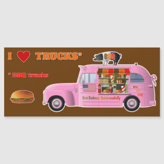 Carte Magnétique I Love Trucks (BBQ Trucks)