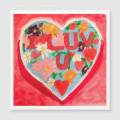 Carte Magnétique I Luv U (Devant)