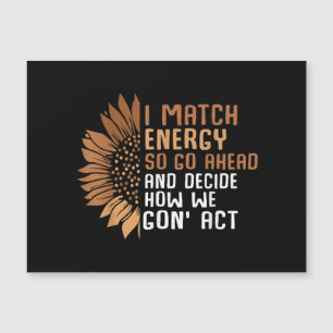 Carte Magnétique I Match Energie Empowerment Afro W Afrique-Amériqu