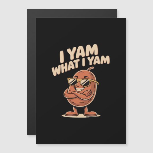 Carte Magnétique I Yam What I Yam Classic Citation (Devant / Derrière)