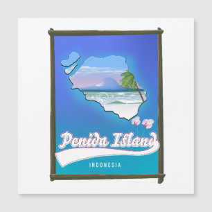 Carte Magnétique Île Penida Indonésie