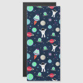 Carte Magnétique Illustration du Motif spatial (Devant / Derrière)