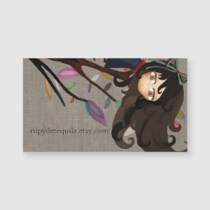 Carte Magnétique Illustration Enfantine Fantaisiste