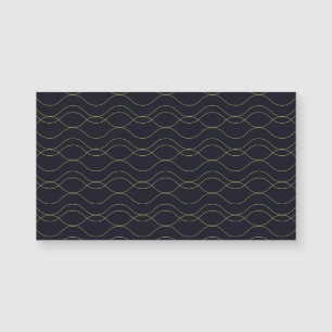 Carte Magnétique Illustration ondulée élégante, simple, cool, tenda