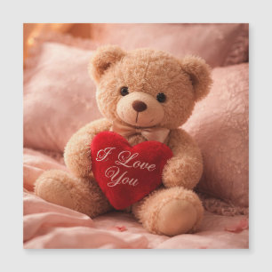 Carte Magnétique Illustration romantique de la Saint-Valentin avec