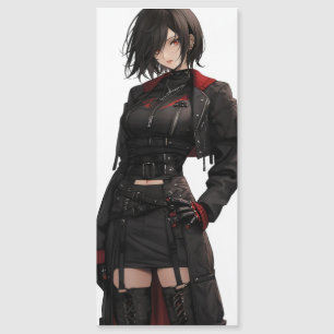 Carte Magnétique Imaginaire Anime mystérieuse fille