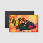 Carte Magnétique Imán moto gp (Devant / Derrière)