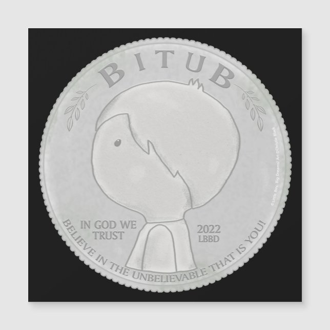 Carte Magnétique In God We Trust (Devant)