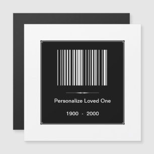 Carte Magnétique In Love Memory - Personnaliser / Nom de la photo D