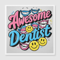 Incroyable dentiste merci, cadeau de sourire