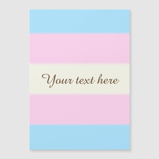 Carte Magnétique Indicateur de fidélité transgenre décroissant (Devant)