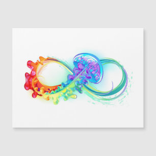 Carte Magnétique Infinity avec Rainbow Jellyfish