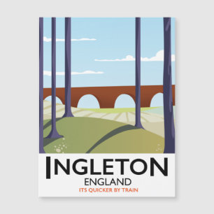 Carte Magnétique Ingleton Angleterre