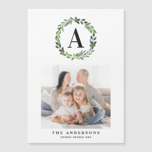 Carte Magnétique Initiale de photo de guirlande