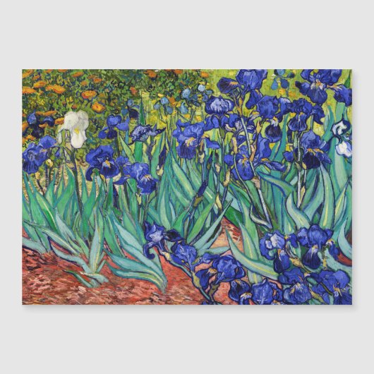 Carte Magnétique Irises par Vincent van Gogh (Devant)