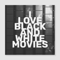J'adore les films en noir et blanc avec des bandes