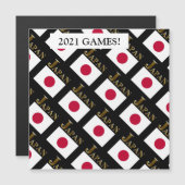 CARTE MAGNÉTIQUE JAPON (Devant / Derrière)