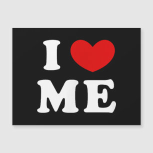 Carte Magnétique Je m'aime, j'aime mon cœur