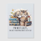 Carte Magnétique Je ne suis pas un chat mignon (Devant)