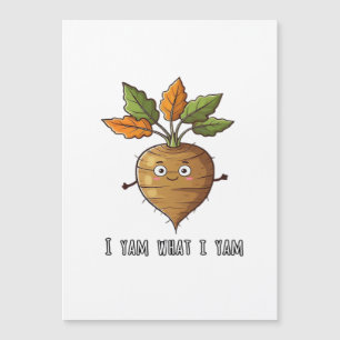 Carte Magnétique Je suis ce que je suis, mignon et cosy, ambiance a