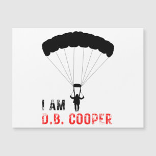 Carte Magnétique JE SUIS D.B. Cooper